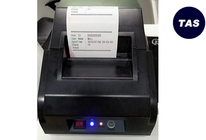 Fingerprint Reader Time Attendance With Printer